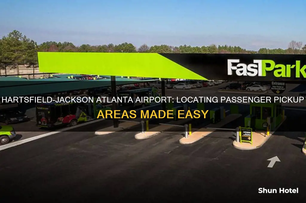 where is passenger pickup at hartsfield-jackson atlanta international airport