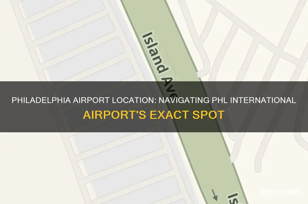 where is philadelphia airport and phl international airport