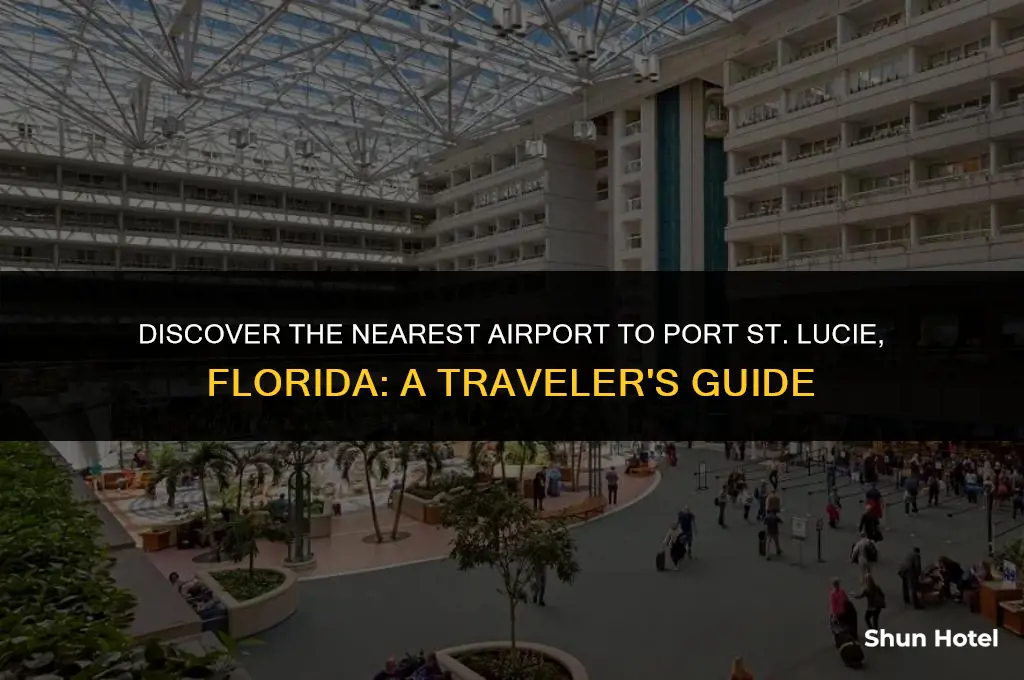 where is port st lucie florida closest airport