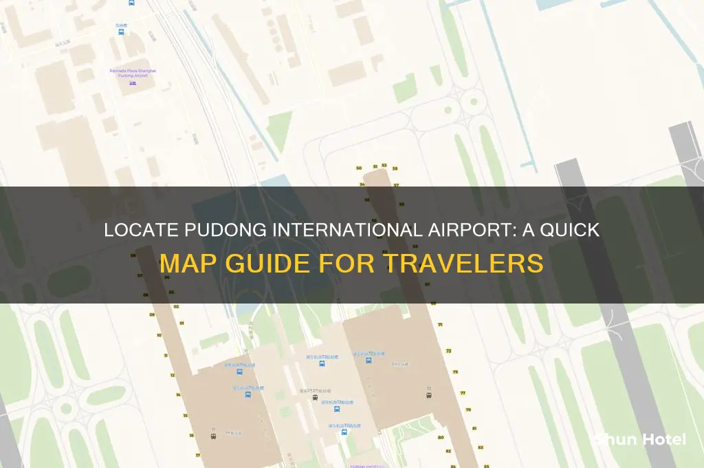 where is pudong international airport on a map