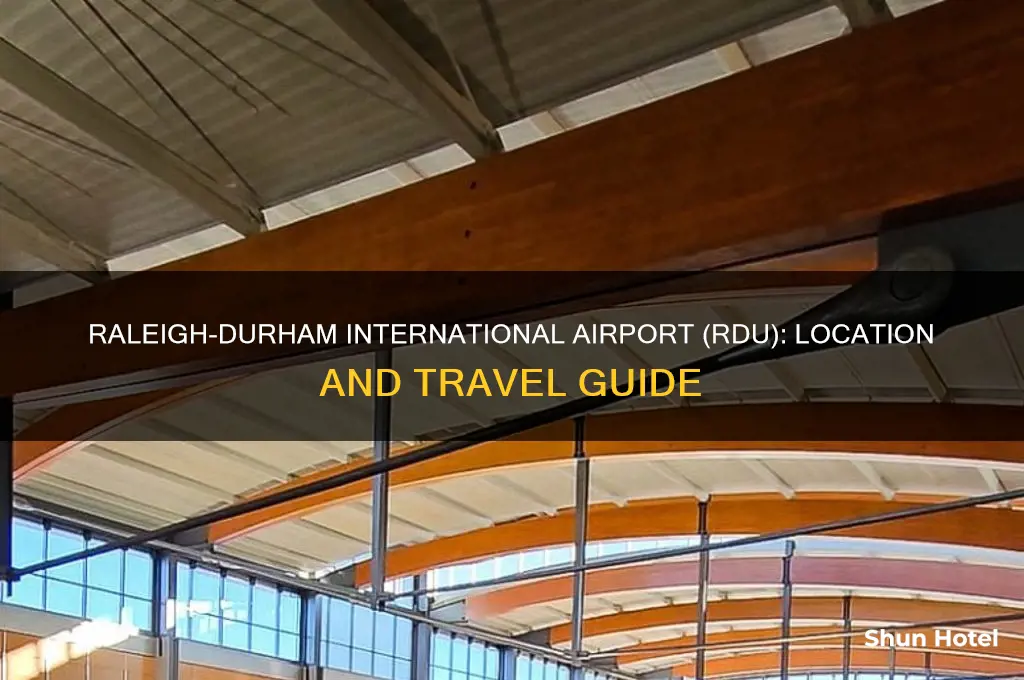 where is raleigh durham rdu international airport