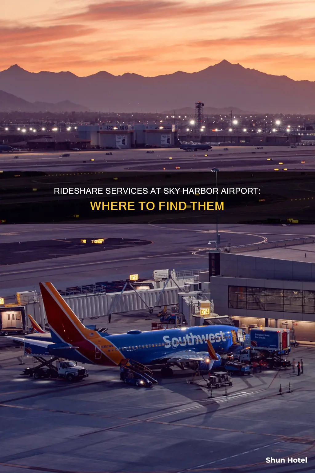 where is rideshar sky harbor airport