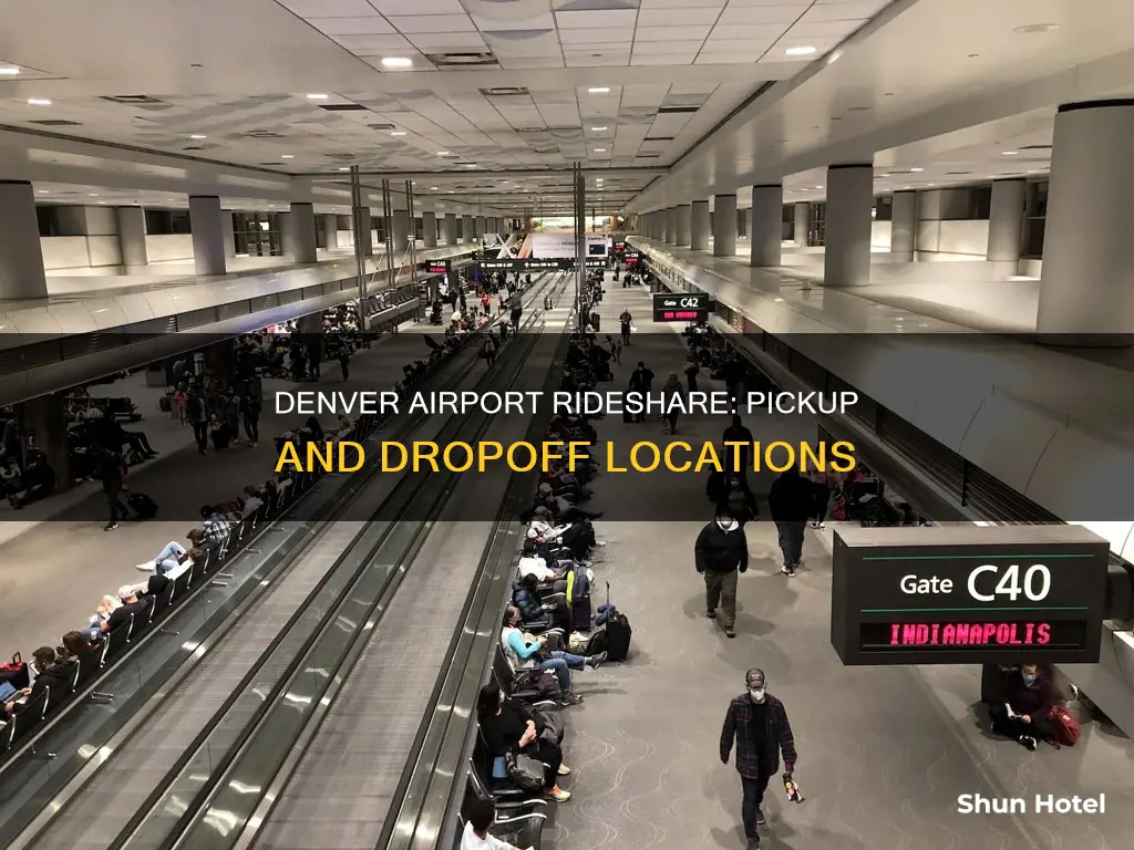 where is rideshare at denver airport