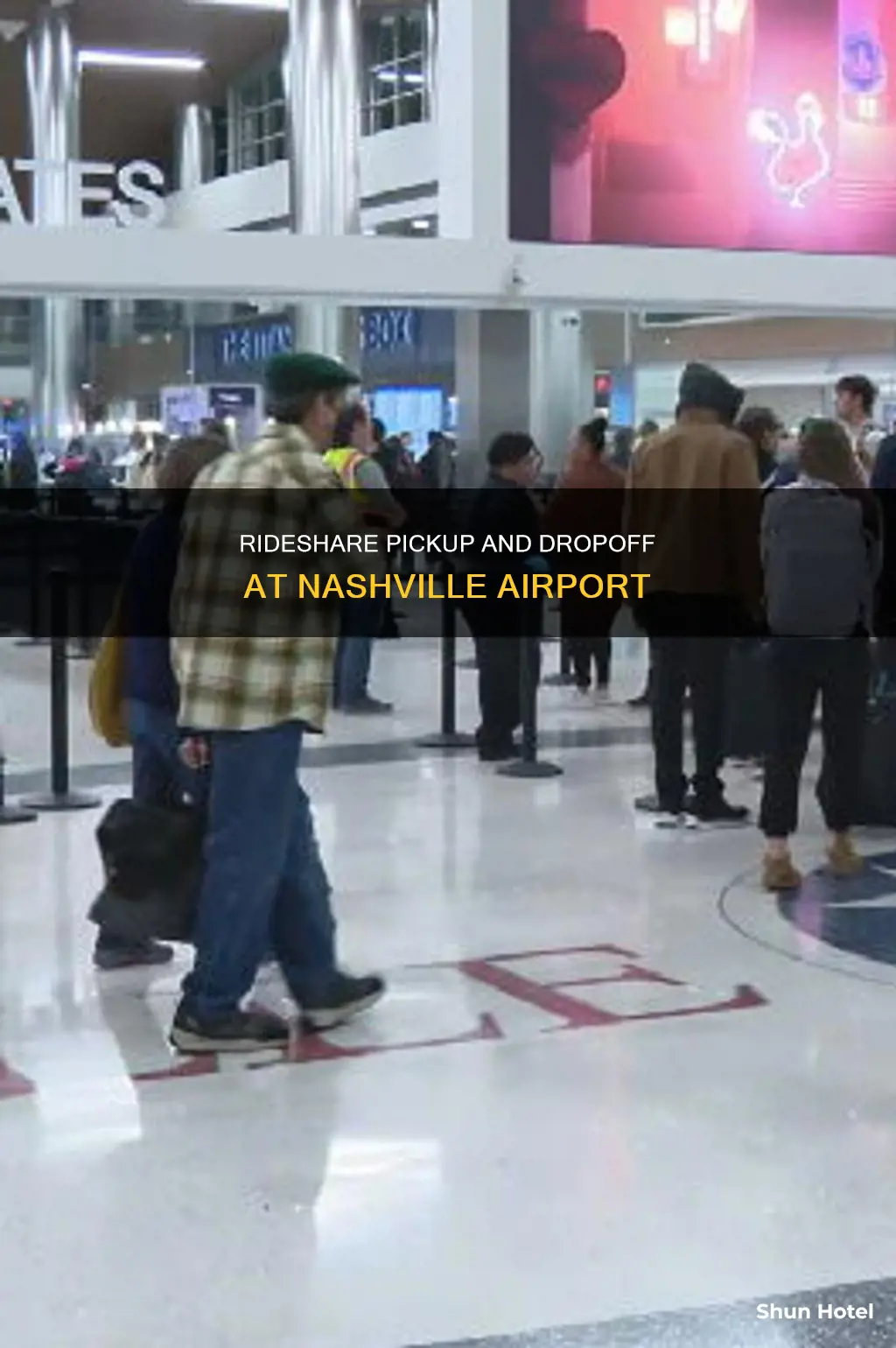 where is rideshare at nashville airport