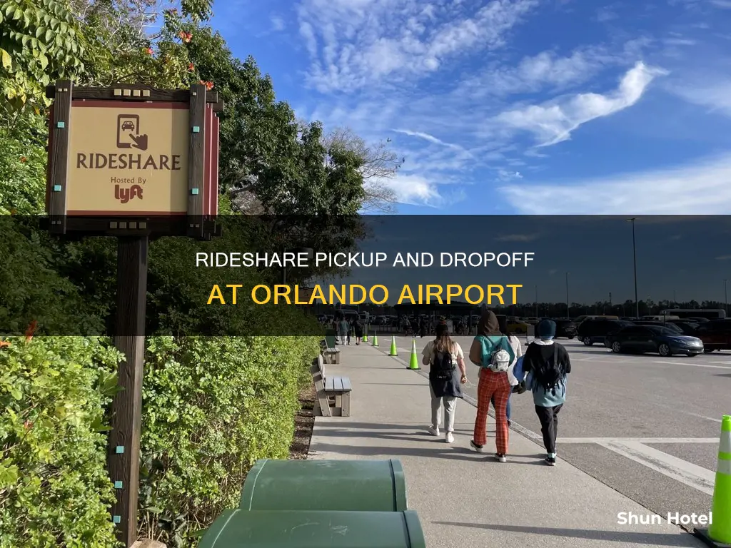 where is rideshare at orlando airport