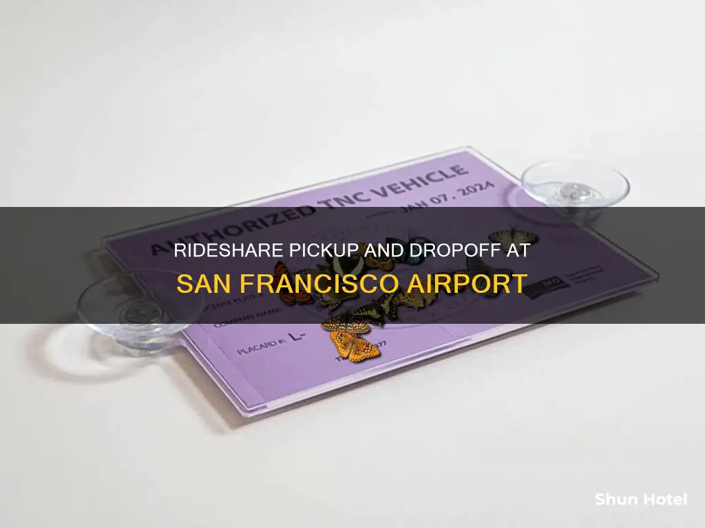 where is rideshare at sfo airport