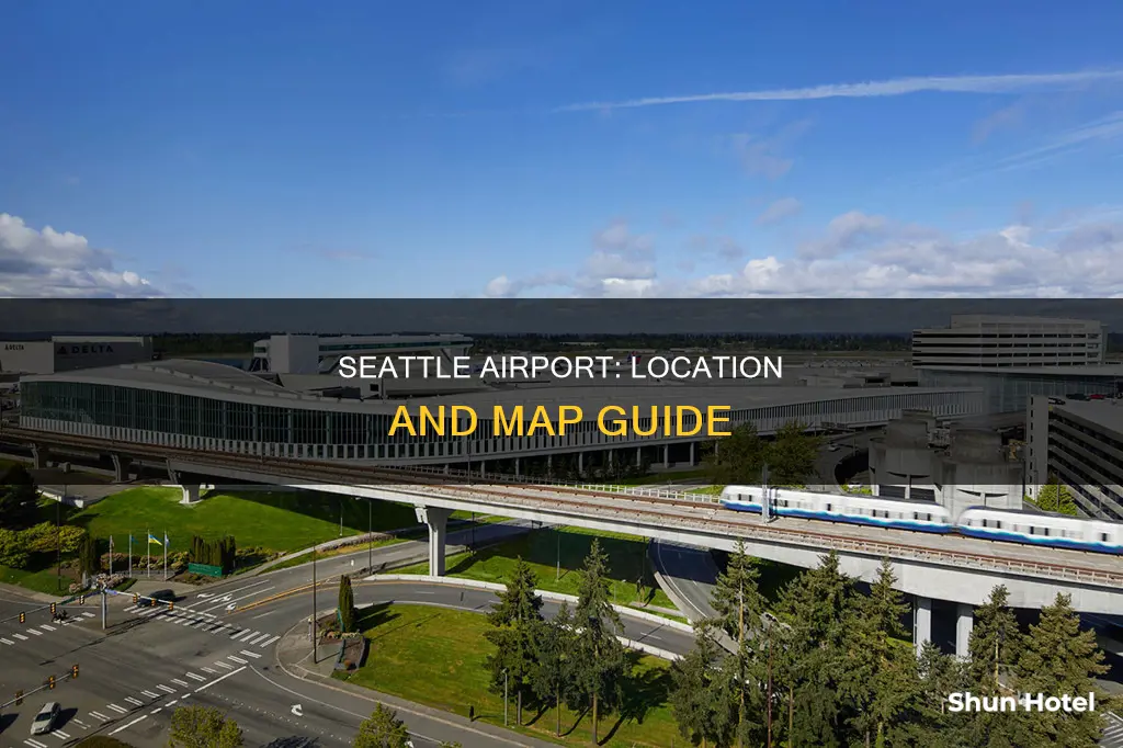 where is seattle airport on map