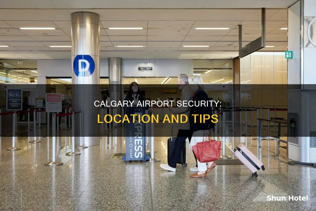 where is security at calgary airport