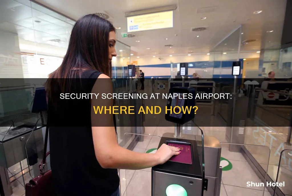 where is security at naples airport