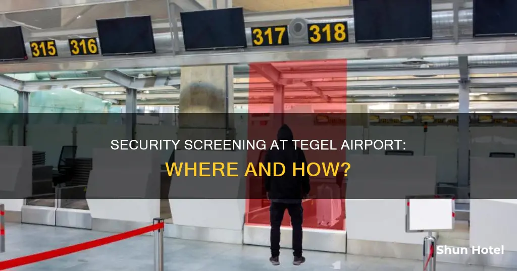 where is security at tegel airport