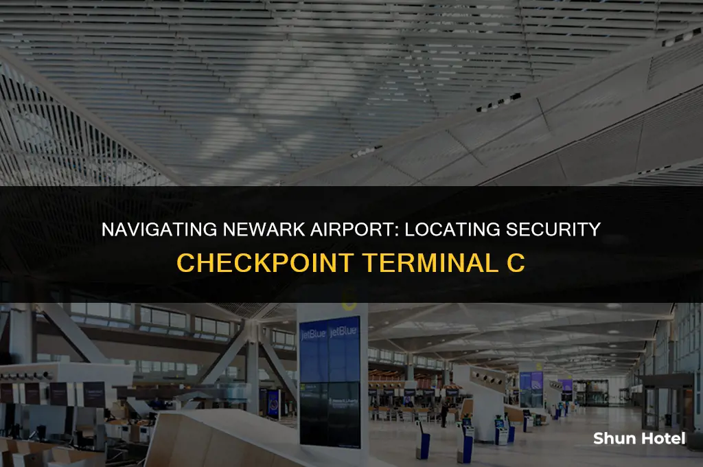 where is security check point terminal c newark airport
