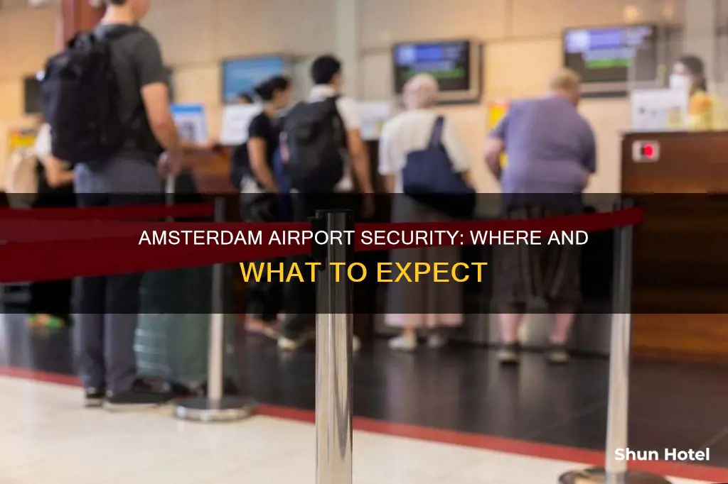 where is security in amsterdam airport