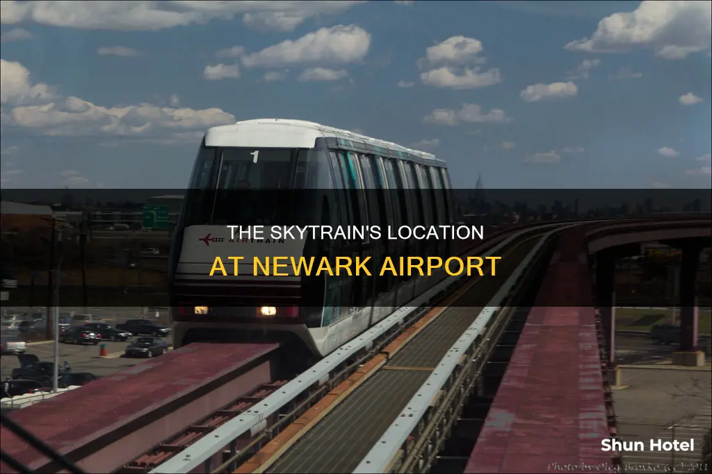 where is skytrain at newark airport