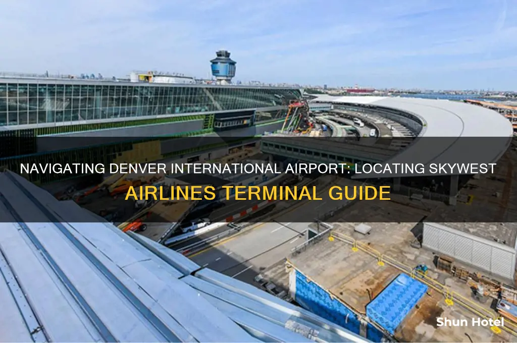 where is skywest in denver international airport