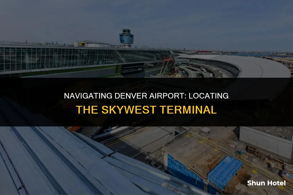 where is skywest terminal in denver airport