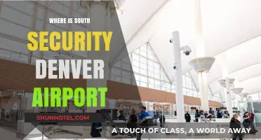 Denver Airport: South Security Location and Tips