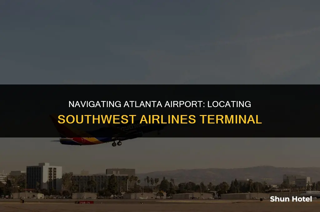 where is southwest airlines terminal in atlanta airport