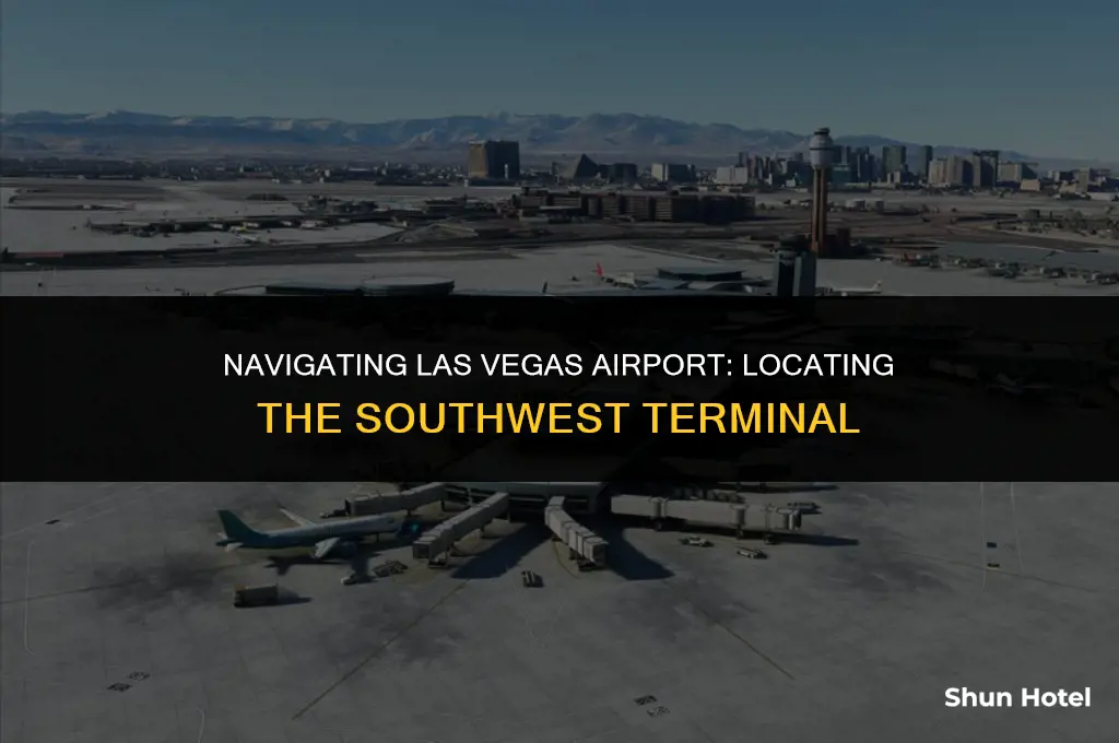 where is southwest terminal at las vegas airport