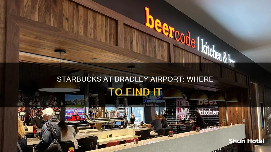 where is starbucks in bradley airport