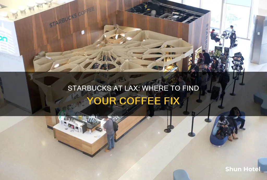 where is starbucks in lax airport