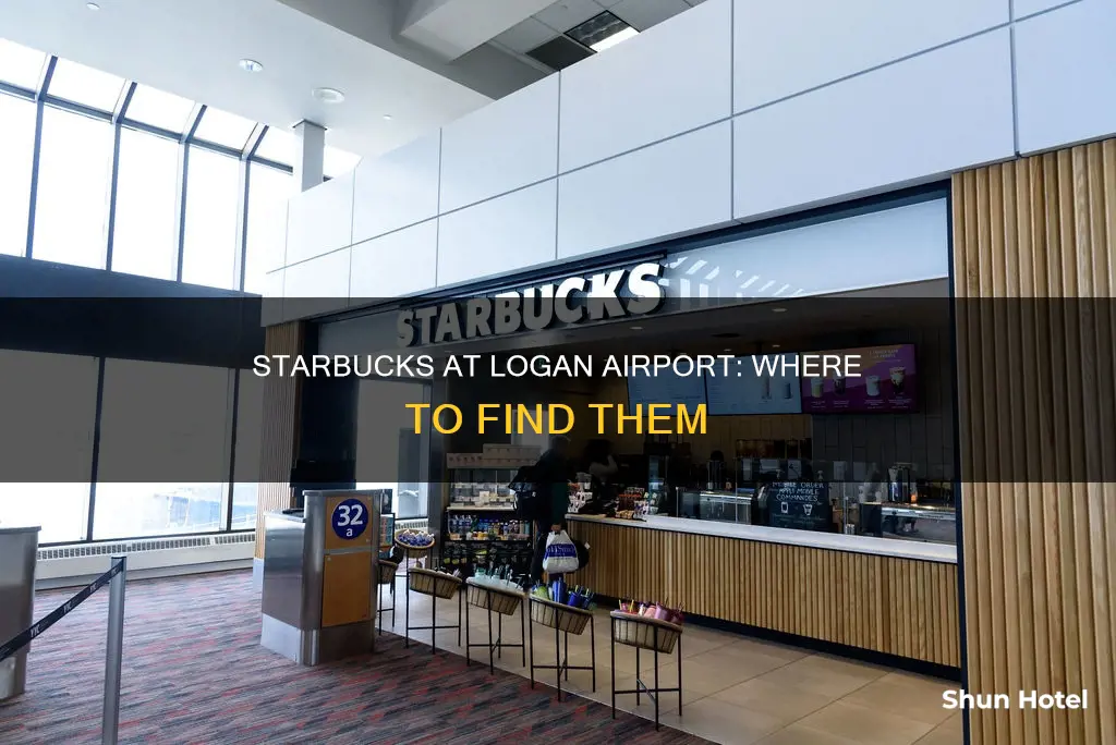 where is starbucks in logan airport