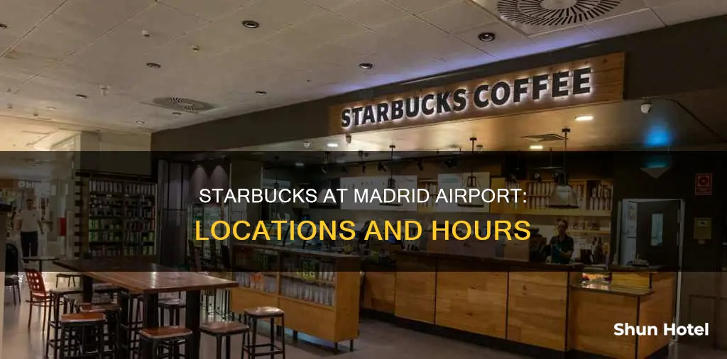 where is starbucks in madrid airport