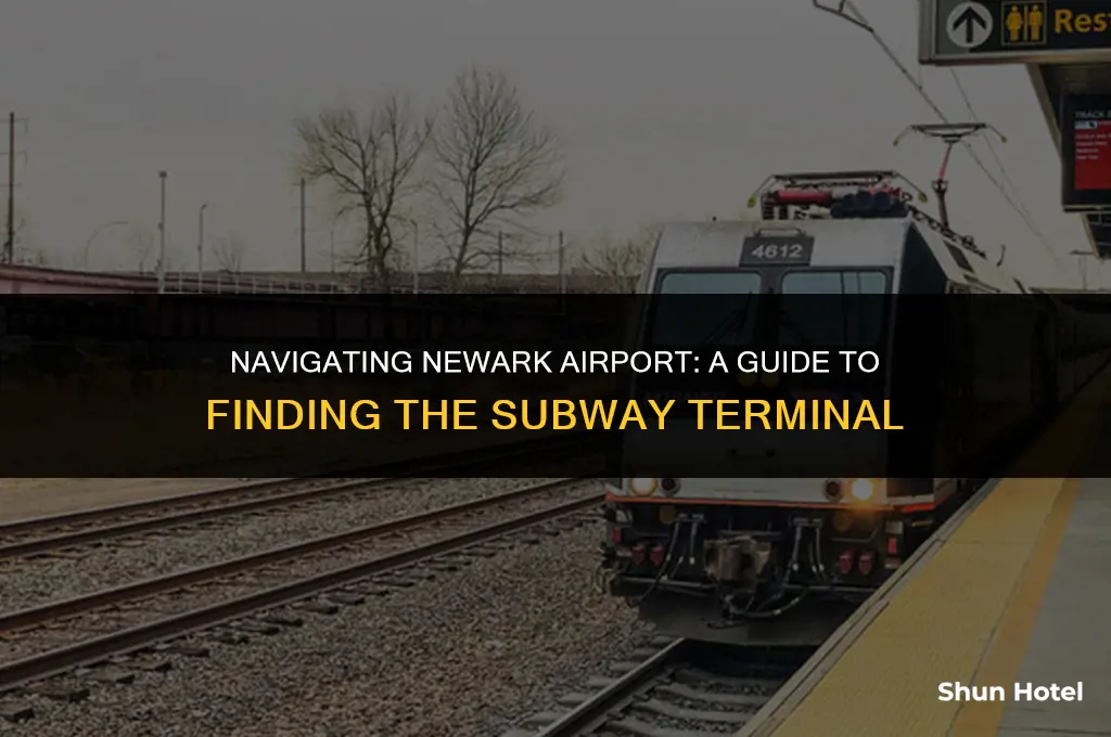 where is subway terminal at newark airport