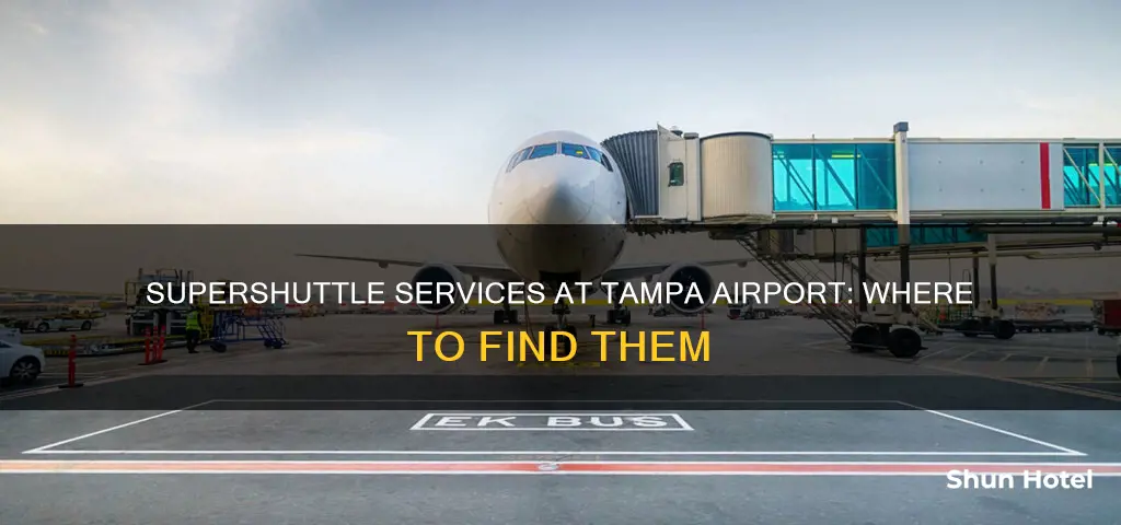 where is supershuttle at tampa airport
