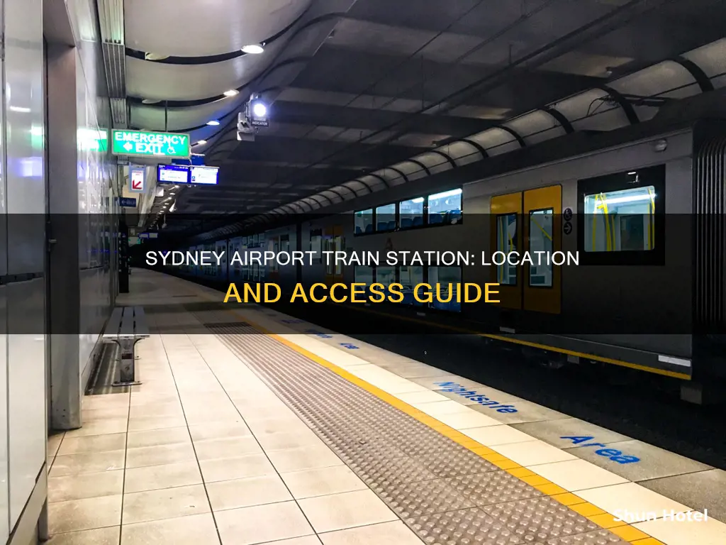 where is sydney airport train station