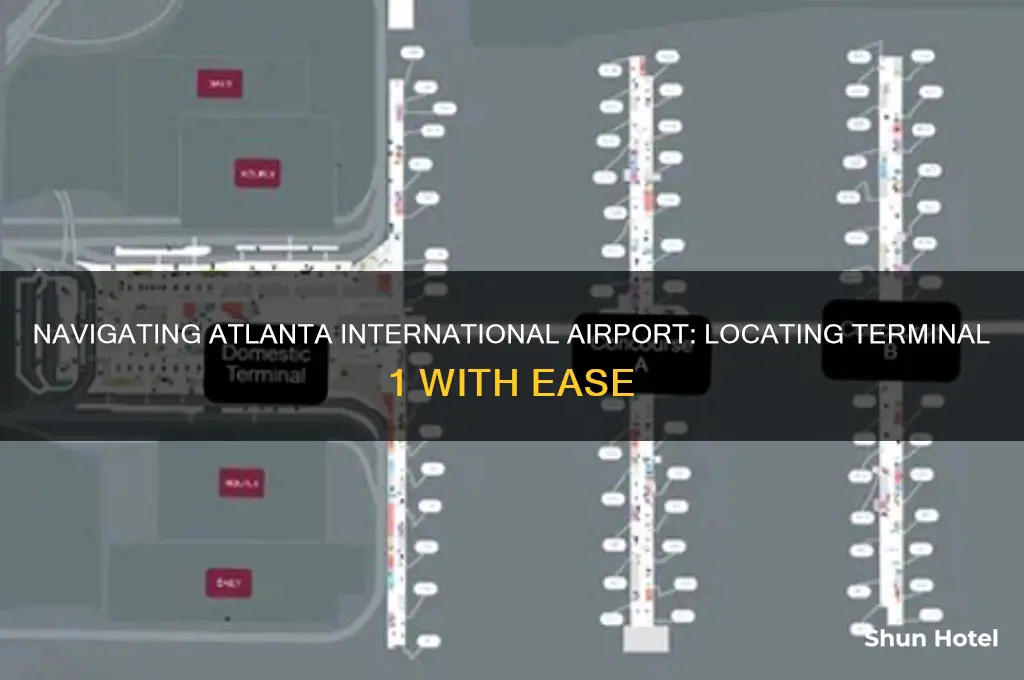 where is terminal 1 at atlanta international airport
