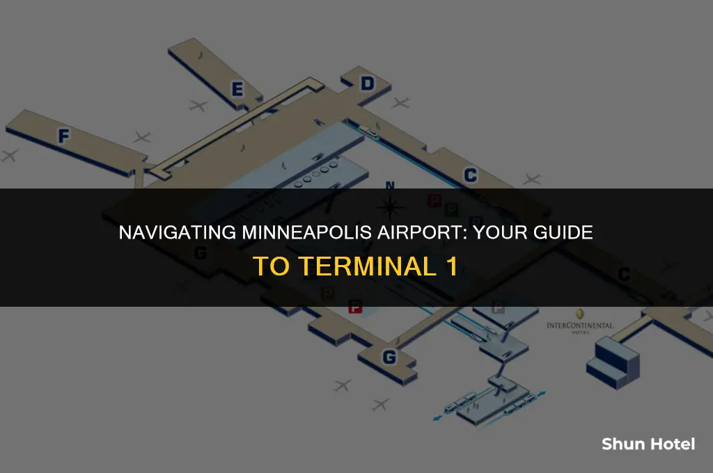where is terminal 1 at minneapolis airport
