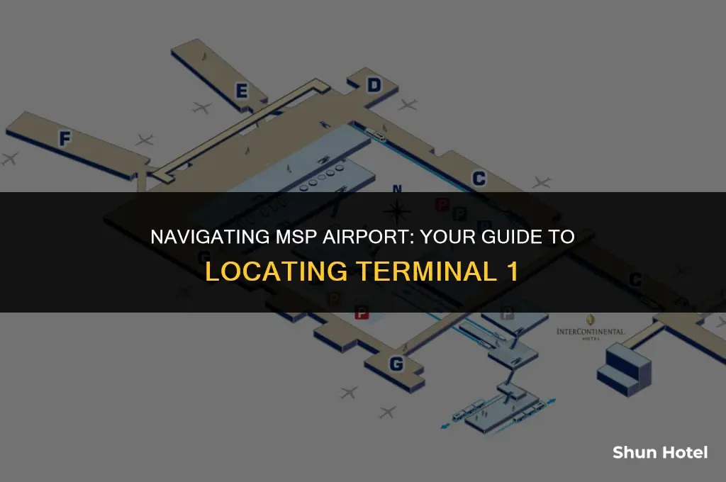 where is terminal 1 at msp airport