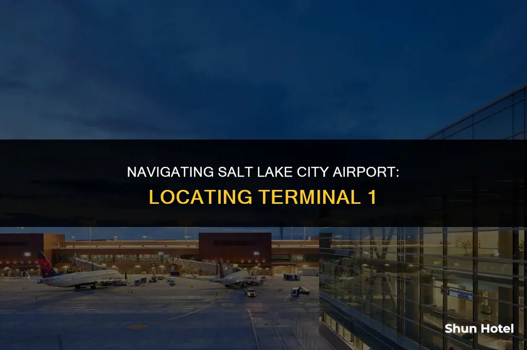 where is terminal 1 salt lake city airport