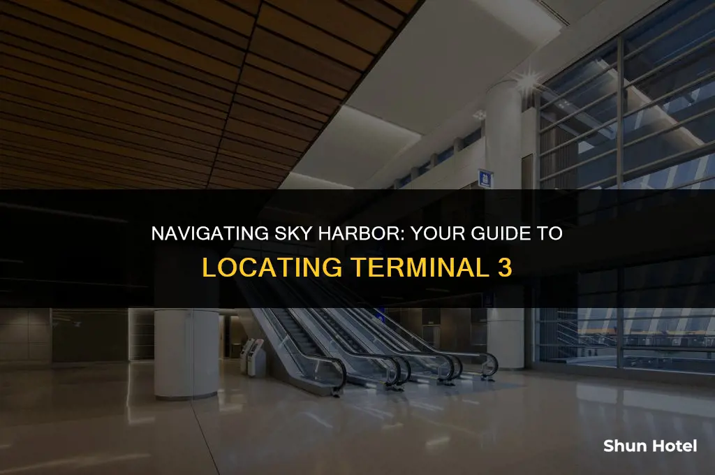 where is terminal 3 at sky harbor airport