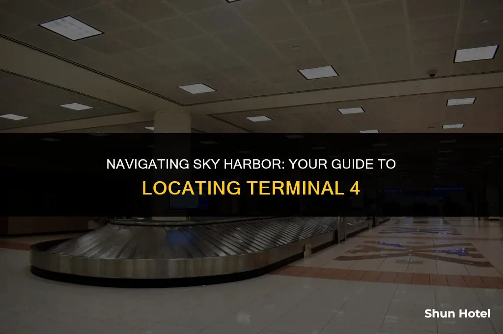 where is terminal 4 at sky harbor airport