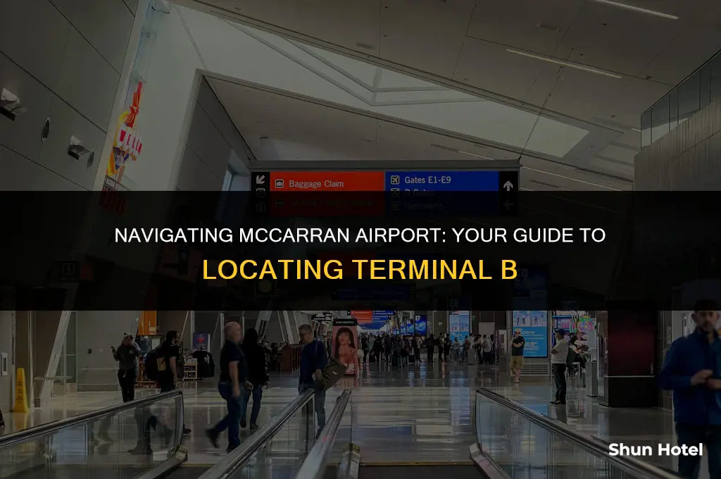 where is terminal b at maccarran airport