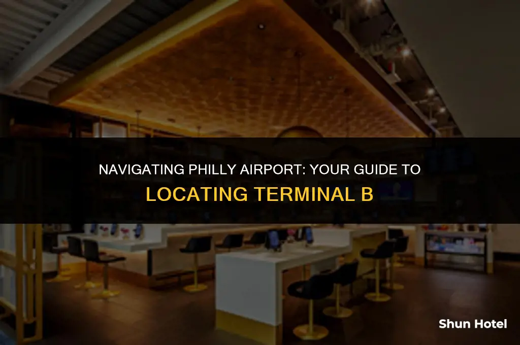 where is terminal b in philly airport