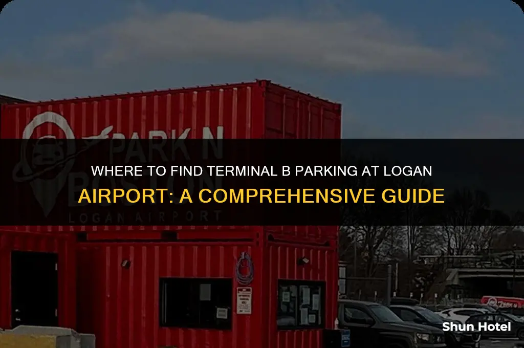 where is terminal b parking at logan airport