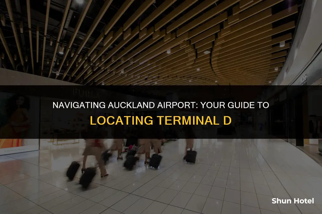 where is terminal d auckland airport