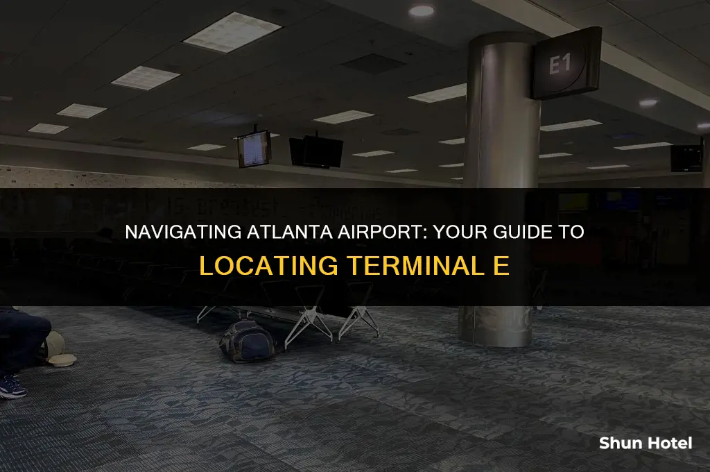 where is terminal e at atlanta airport