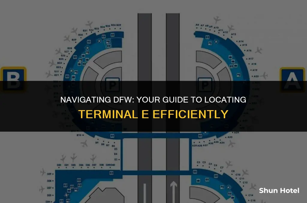 where is terminal e at dfw airport