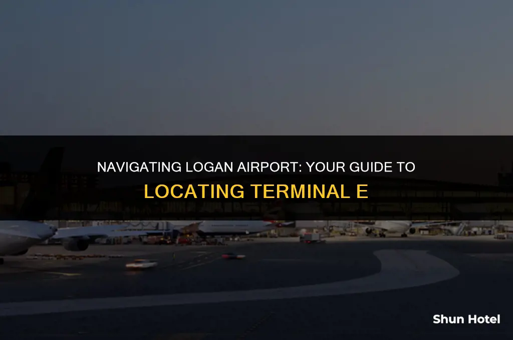 where is terminal e at logan airport