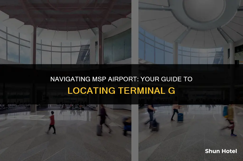 where is terminal g at msp airport