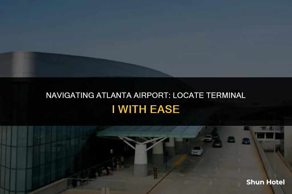 where is terminal i at atlanta airport map