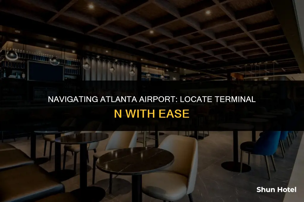 where is terminal n at atlanta airport map