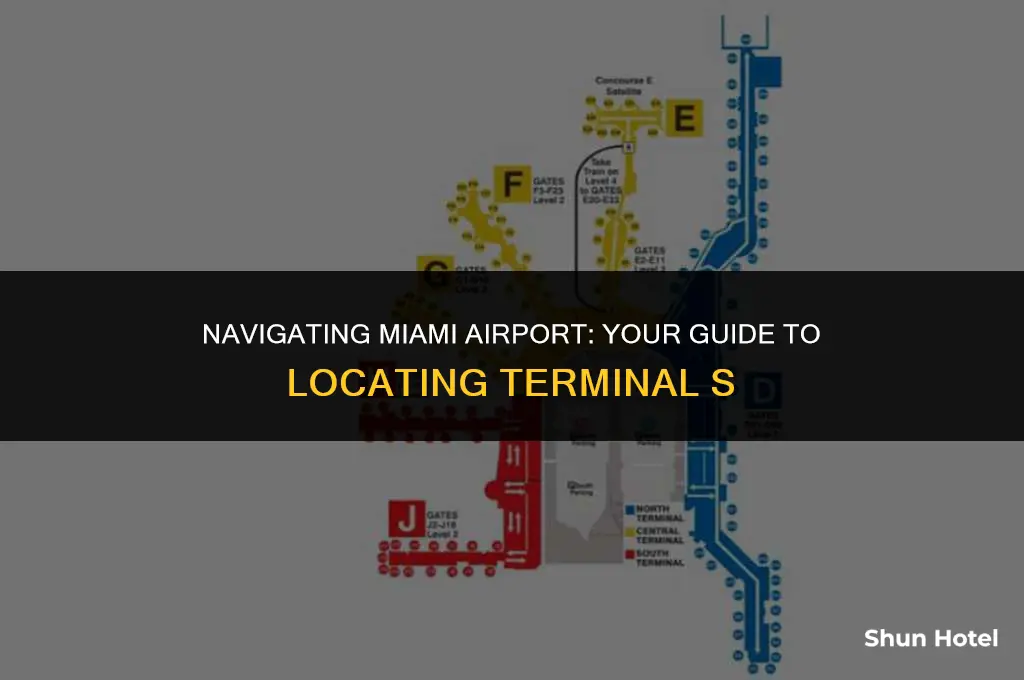 where is terminal s in miami airport