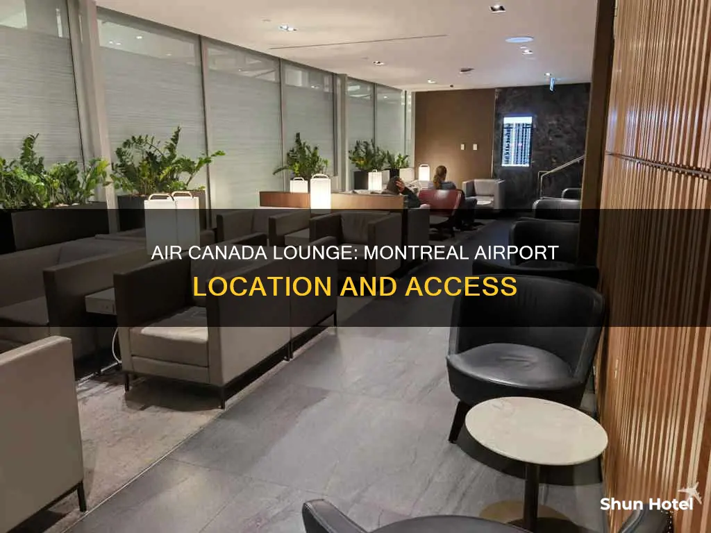 where is the air canada lounge in montreal airport