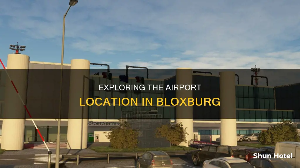 where is the airport in bloxburg