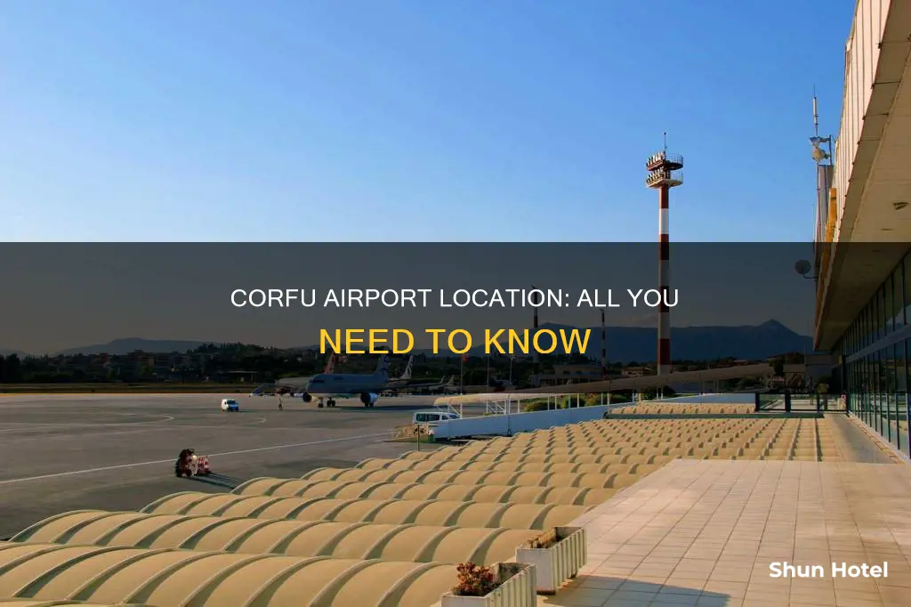 where is the airport in corfu