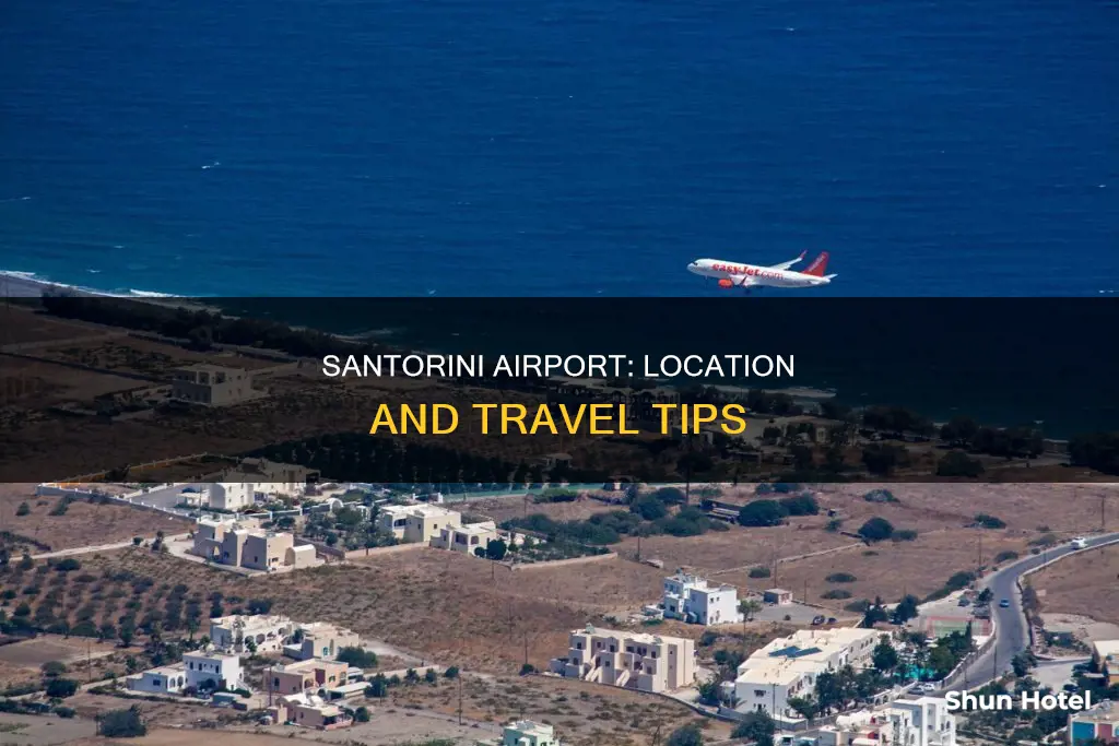 where is the airport in santorini